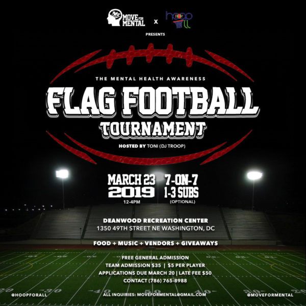 7 on 7 Flag Football Tournament Hoop For All